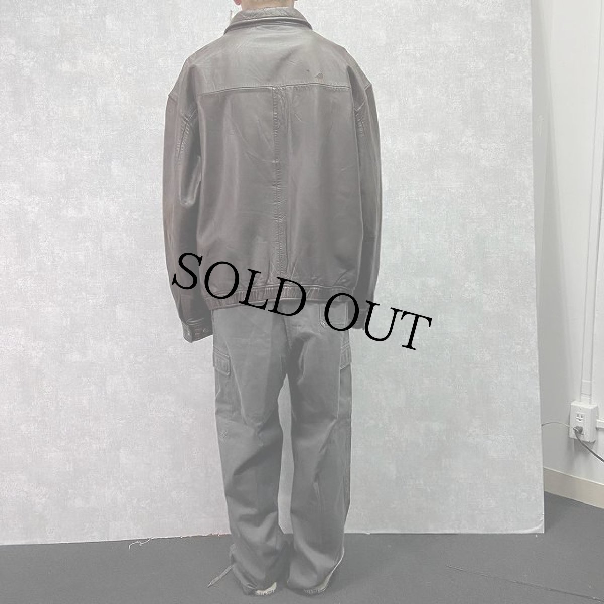 画像4: POLO Ralph Lauren レザージャケット BROWN XL (4)