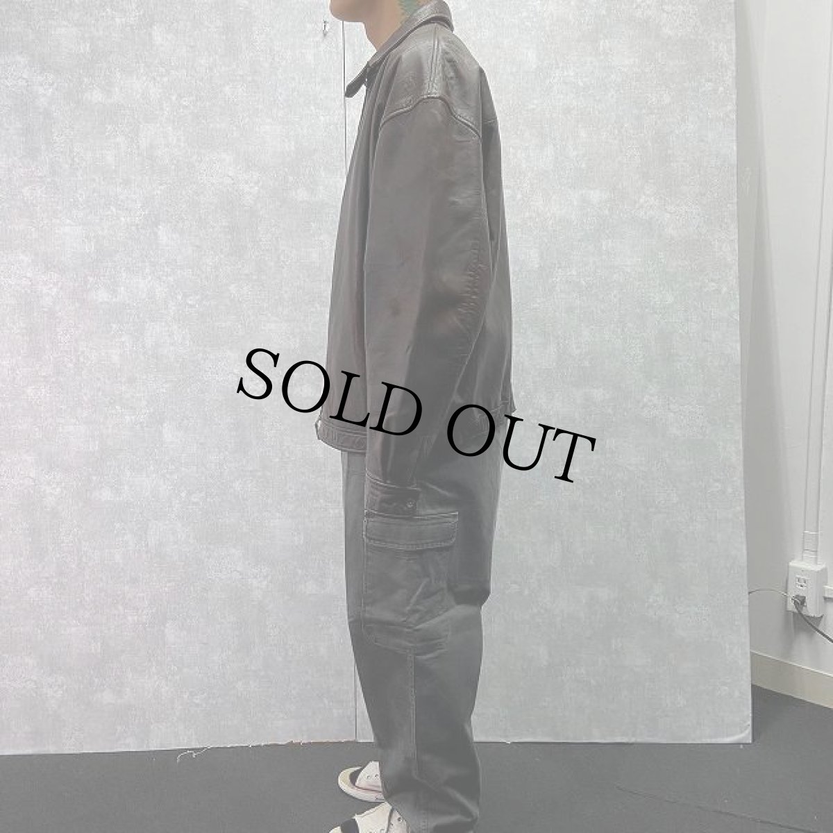 画像3: POLO Ralph Lauren レザージャケット BROWN XL (3)