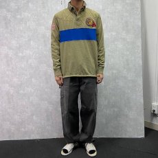 画像2: POLO Ralph Lauren "インディアンヘッド×R32" ラガーシャツ L (2)