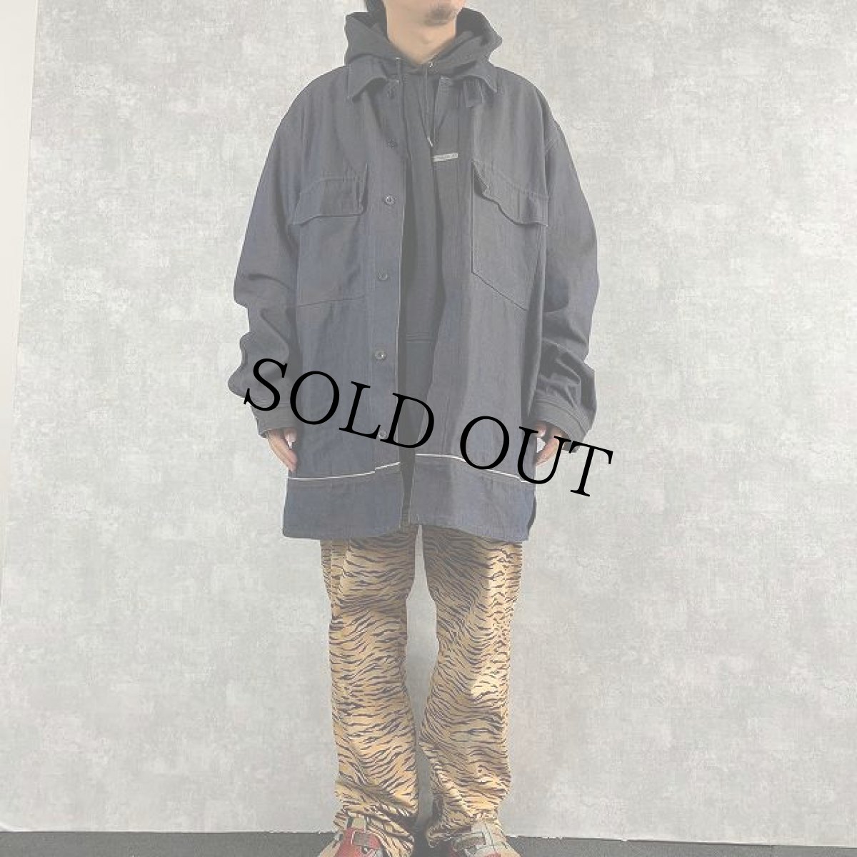 画像2: MARITHE FRANCOIS GIRBAUD デニムジャケット XXL (2)