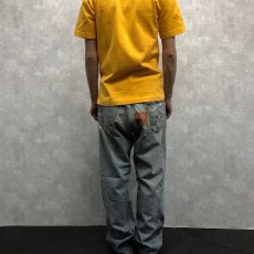 画像4: 80's Levi's パッチワークフレアデニムパンツ W34 (4)