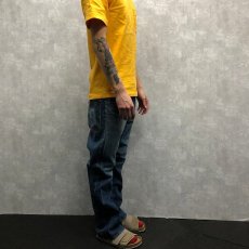 画像3: 60〜70's Levi's 646 BIGE リメイクフレアデニムパンツ W33 (3)