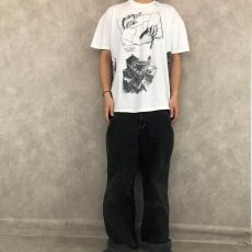 画像3: 80's M.C.Escher USA製 騙し絵アート マルチプリントTシャツ XL (3)