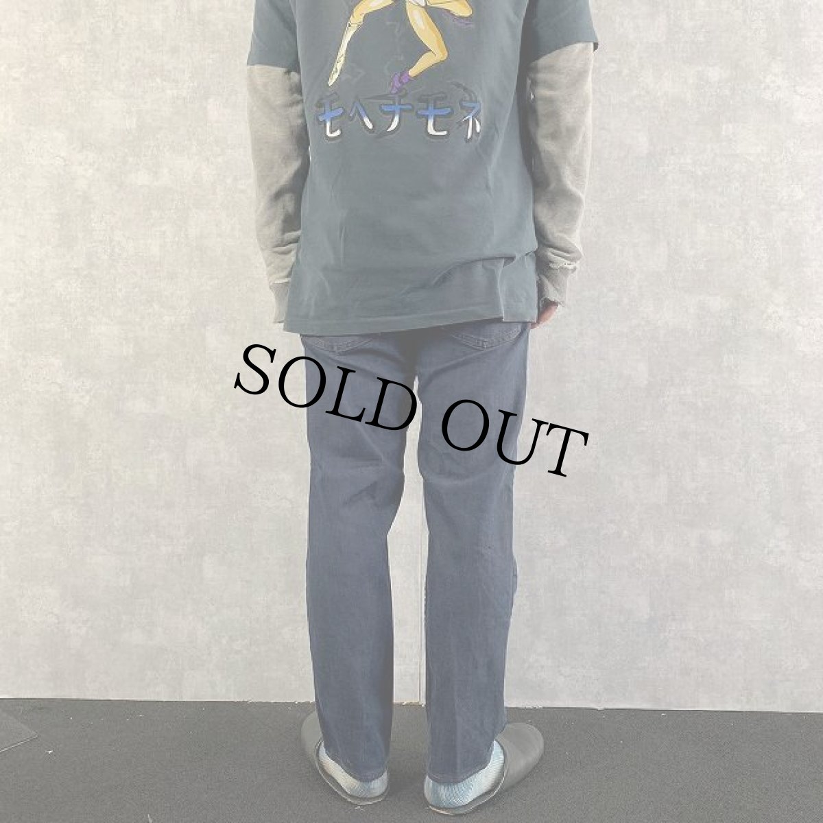 画像4: LEVI'S 612 BIGE ストレッチデニムパンツ W36 (4)