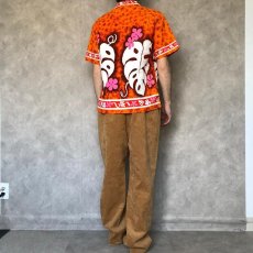画像4: 70's ジャガード織り アロハシャツ   (4)