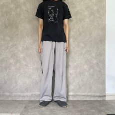 画像2: 80's JOHN LENNON & ONO YOKO USA製 "夢をもとう" ミュージシャンプリントTシャツ L (2)