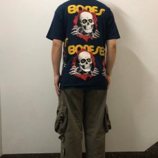 画像4: 2014 POWELL "BONES" 覗き見スカル 試し刷りプリントTシャツ M (4)