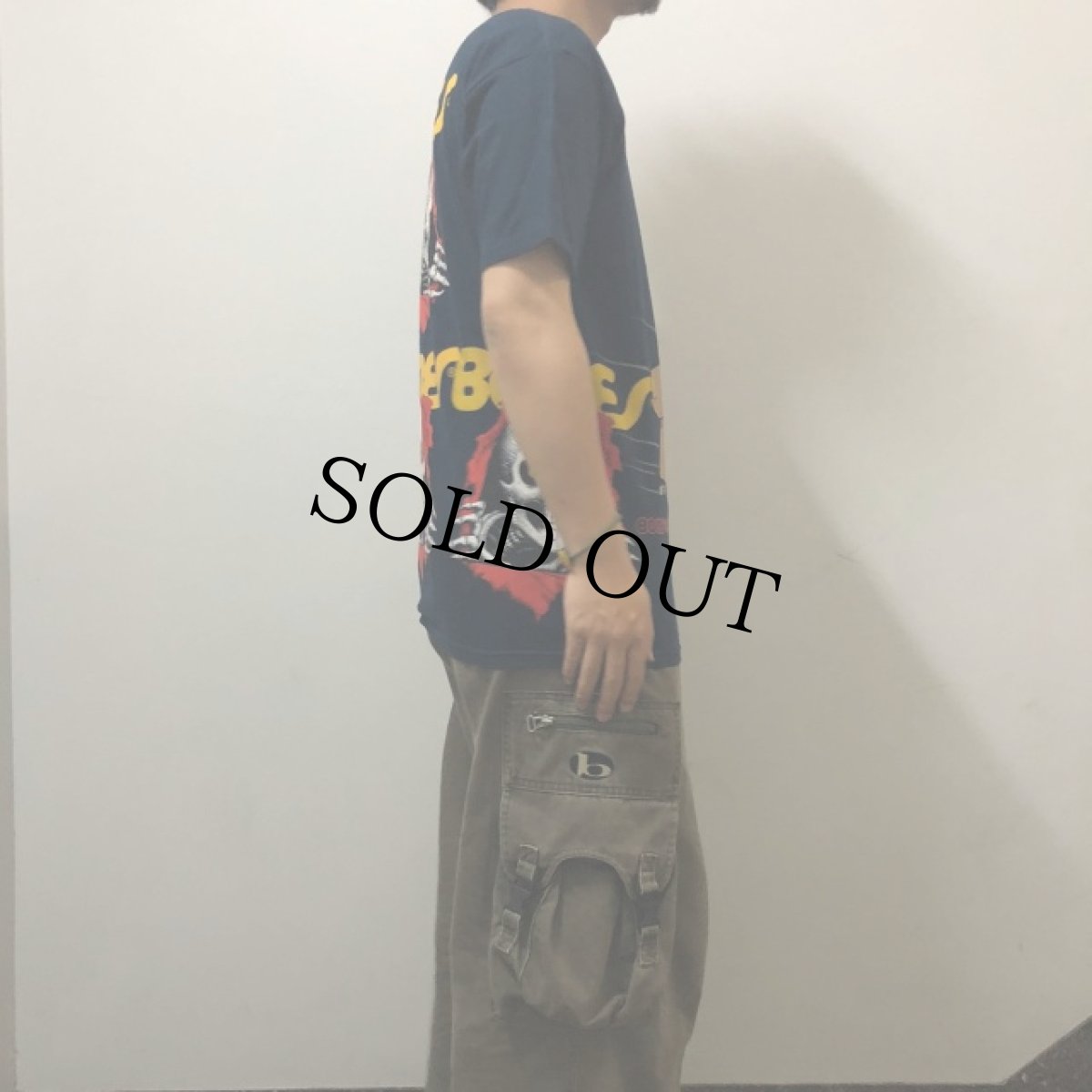 画像3: 2014 POWELL "BONES" 覗き見スカル 試し刷りプリントTシャツ M (3)