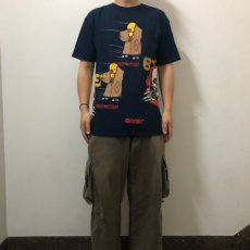 画像2: 2014 POWELL "BONES" 覗き見スカル 試し刷りプリントTシャツ M (2)