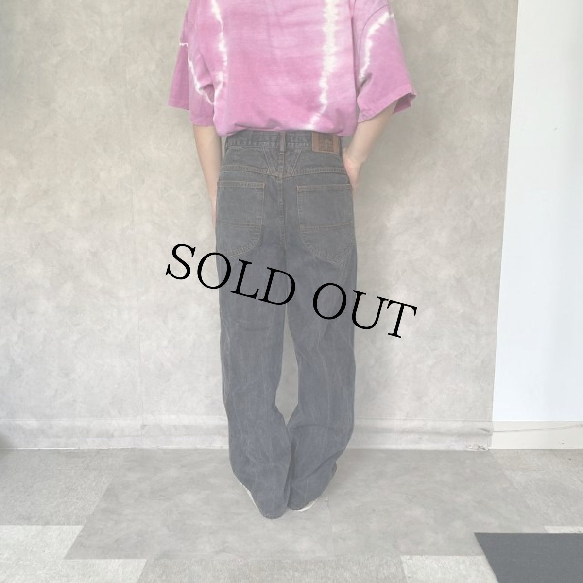 画像4: MARITHE＋FRANCOIS GIRBAUD ブラックデニムパンツ W31 (4)