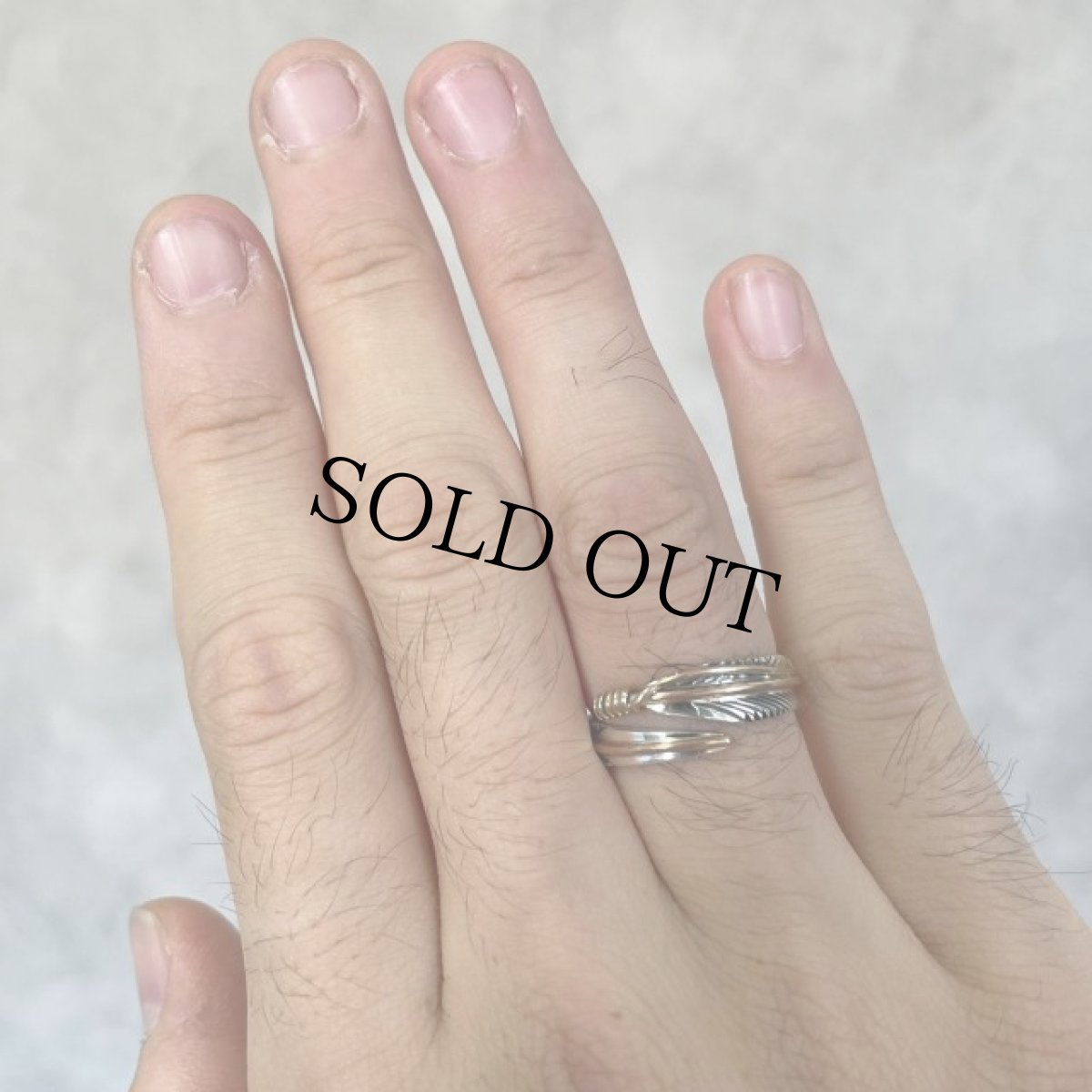 画像2: Navajo "TEE MACE" Silver925×12K フェザーリング 18号 (2)