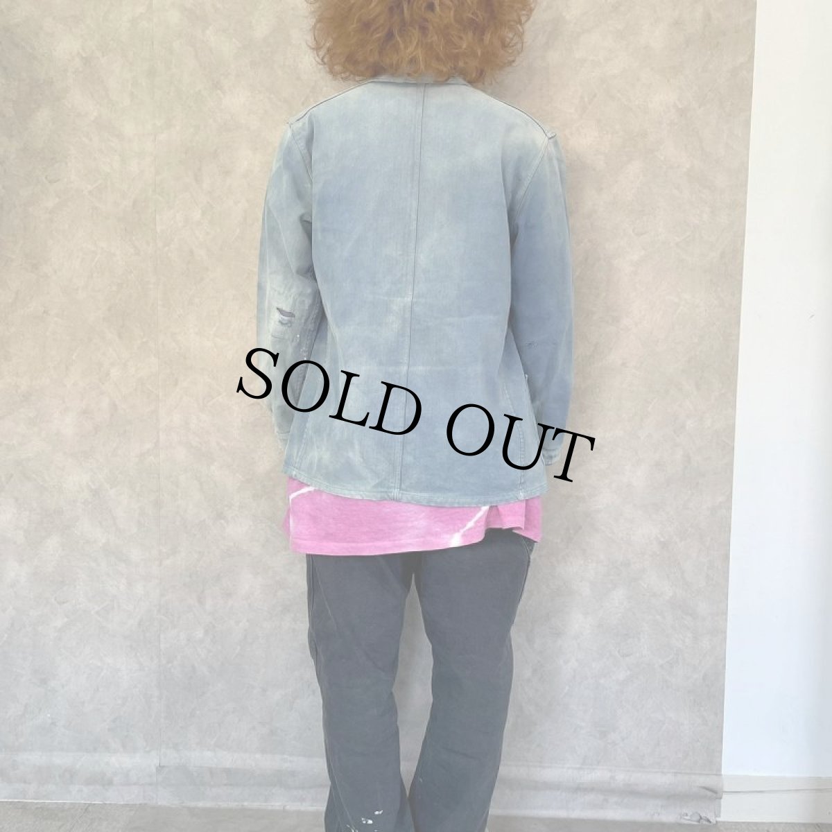 画像4: 50〜60's VETRA モールスキンカバーオール (4)