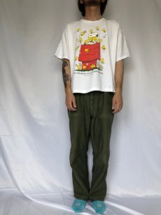 画像2: 90's SNOOPY USA製 キャラクタープリントTシャツ XL (2)