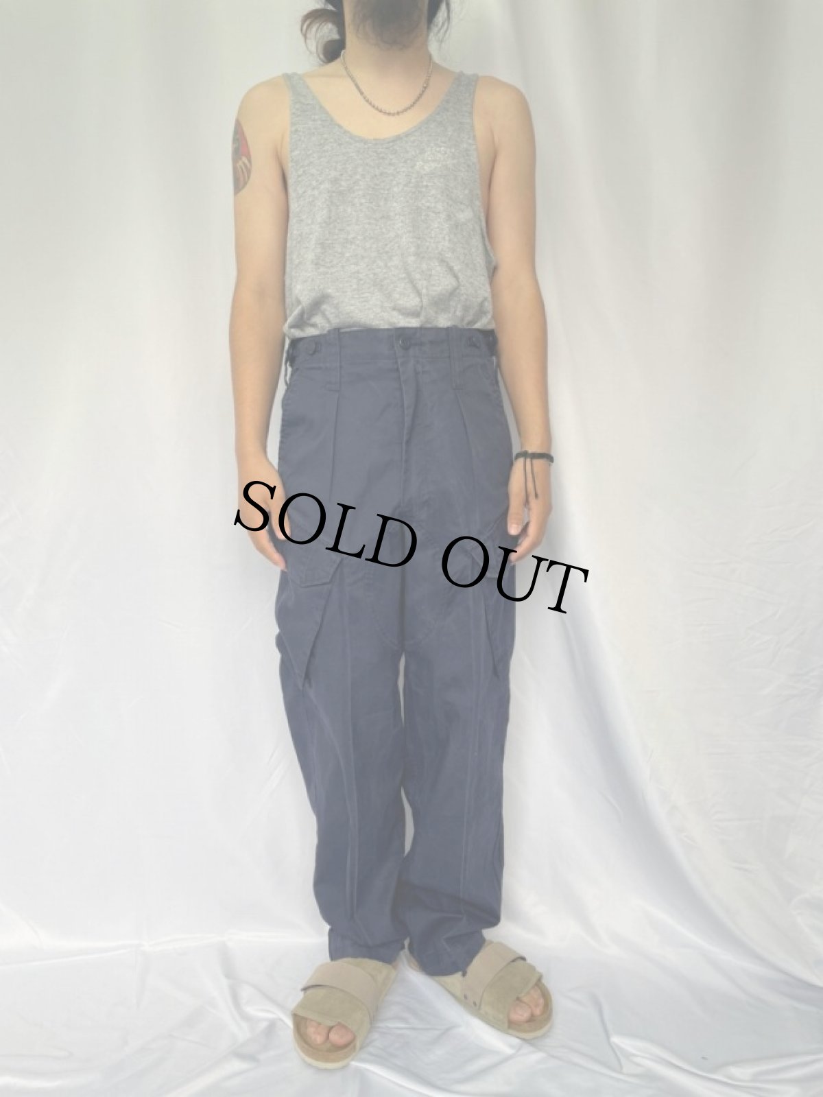 画像2: BRITISH ROYAL NAVY COMBAT TROUSERS W28-32 (2)