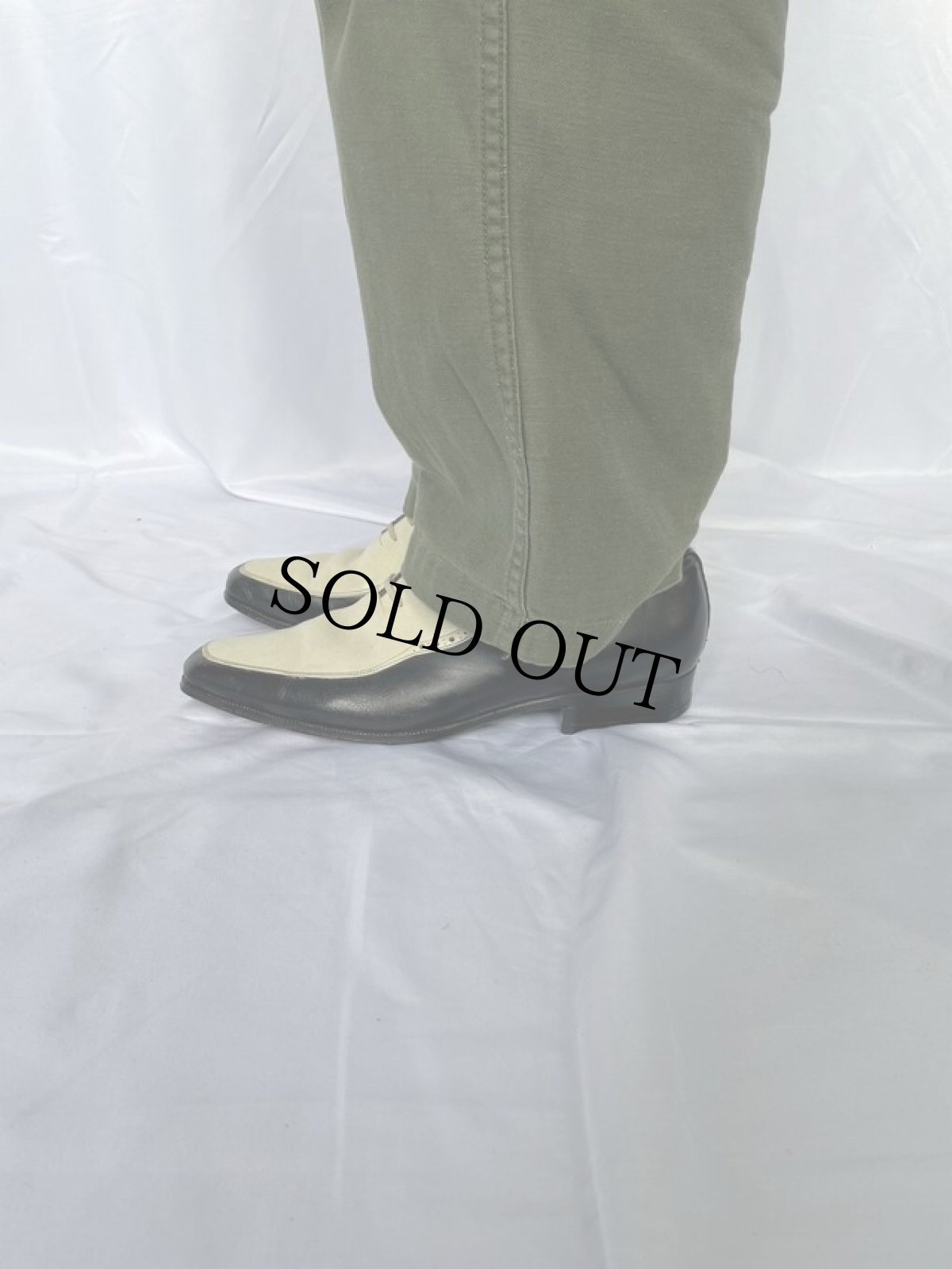 画像3: VINTAGE ツートーン Uチップ レザーシューズ (3)