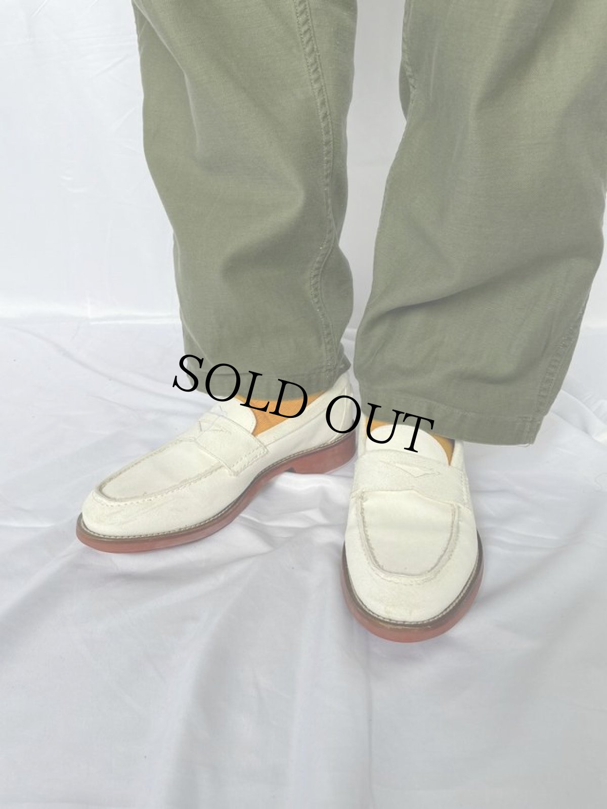 画像2: POLO Ralph Lauren ITALY製 スウェードローファー 91/2 (2)