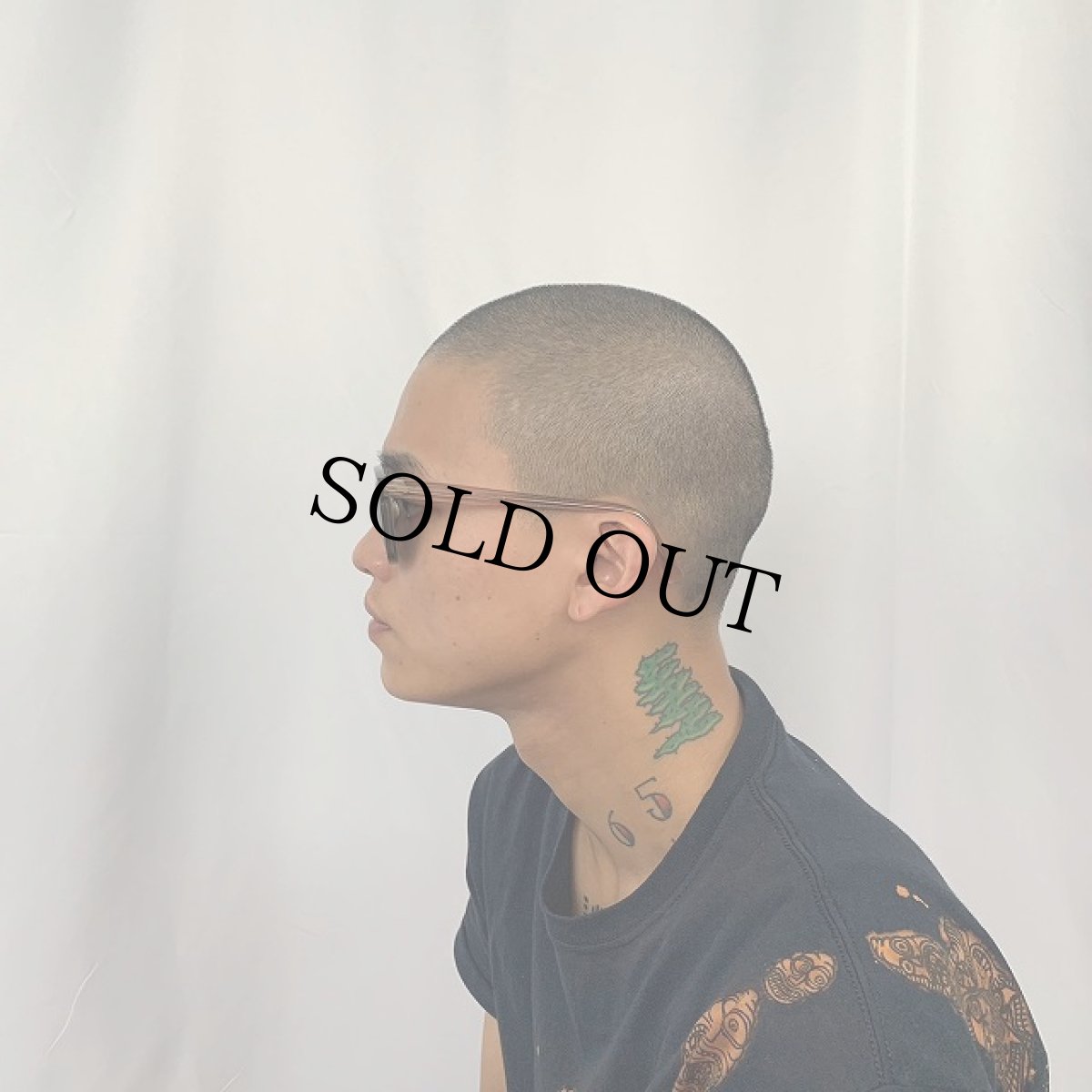 画像3: 60's AMERICAN OPTICAL  FLEXI FIT "AOヒンジ" クリアフレーム ウェリントン サングラス (3)