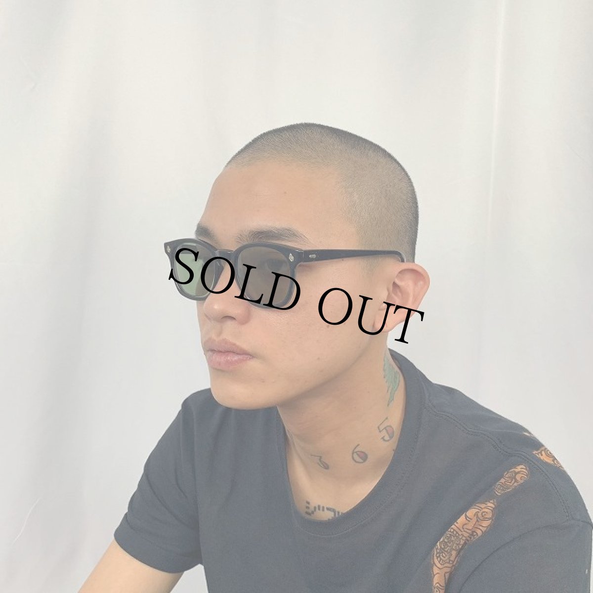 画像2: 50〜60's AMERICAN OPTICAL "AOヒンジ" ウェリントン サングラス (2)