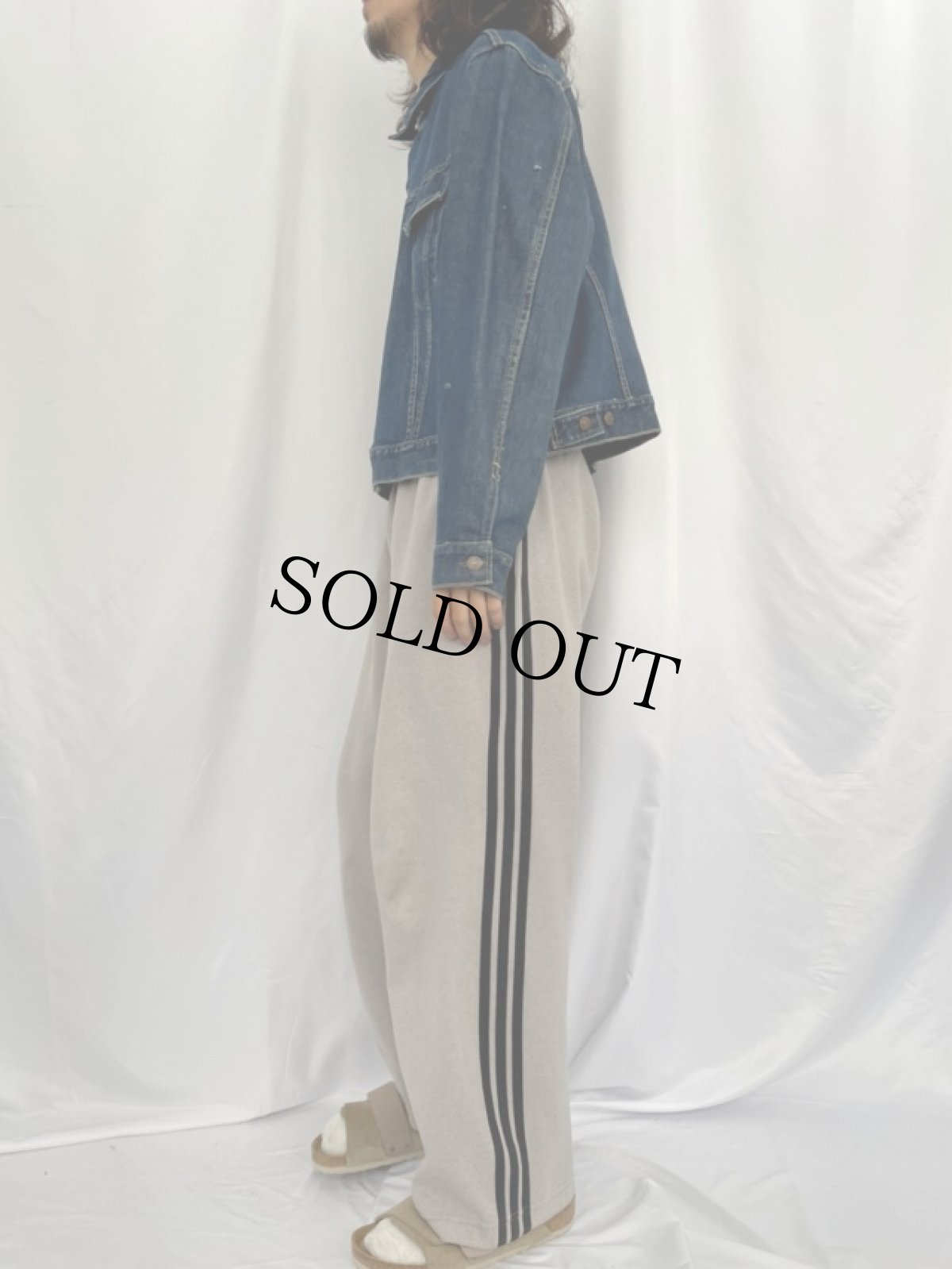 画像3: 60's LEVI'S 557 BIGE USA製 3rd デニムジャケット SIZE50 (3)