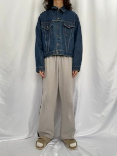 画像2: 60's LEVI'S 557 BIGE USA製 3rd デニムジャケット SIZE50 (2)