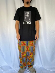 画像2: 90's Eames office "DCM" インテリア企業プリントTシャツ BLACK DEADSTOCK M (2)