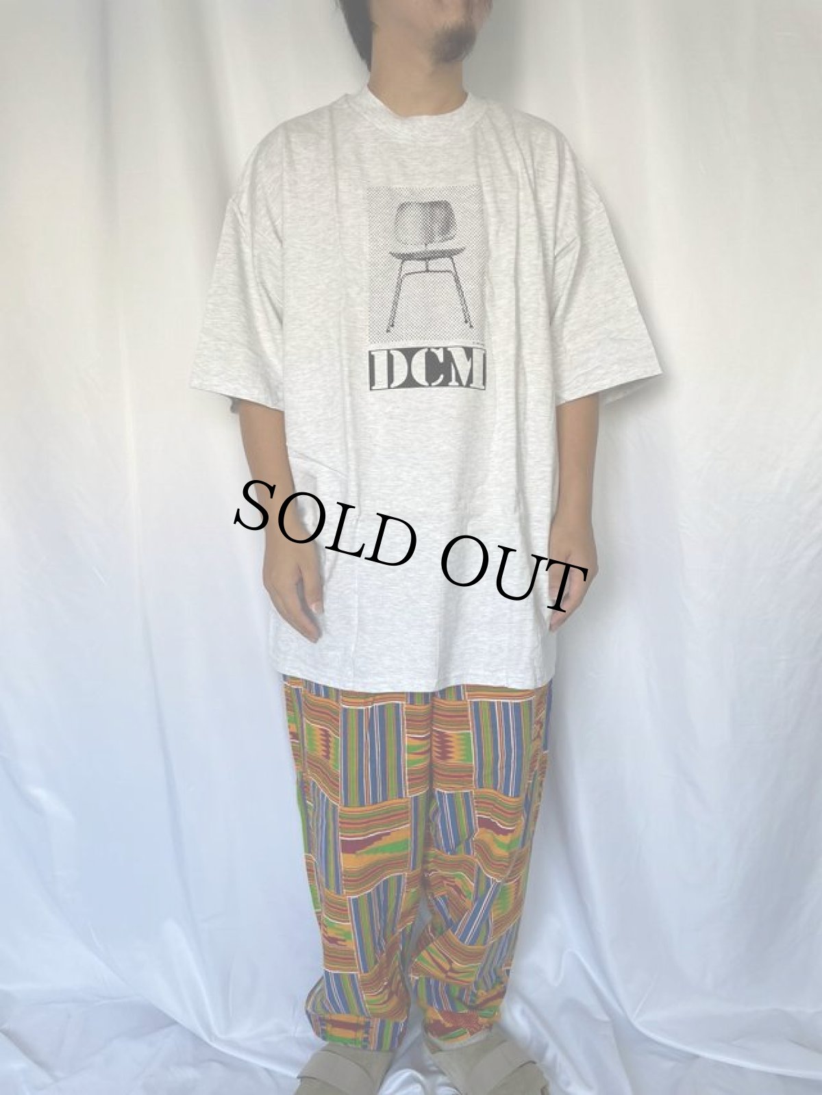 画像2: 90's Eames office "DCM" インテリア企業プリントTシャツ GRAY DEADSTOCK XXL (2)
