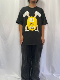 画像2: 90's〜 m&m USA製 お菓子企業 キャラクタープリントTシャツ XL (2)