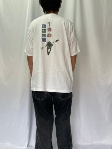 画像4: patagonia USA製 LOTUS DESIGNS  カヤックプリントTシャツ XL  (4)