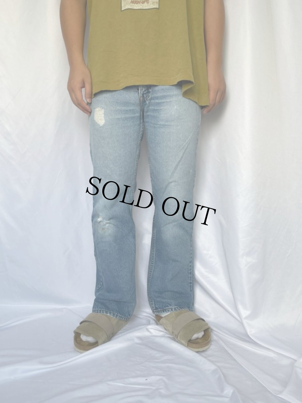 画像2: 80's Levi's 517 USA製 ブーツカットデニムパンツ W34 (2)