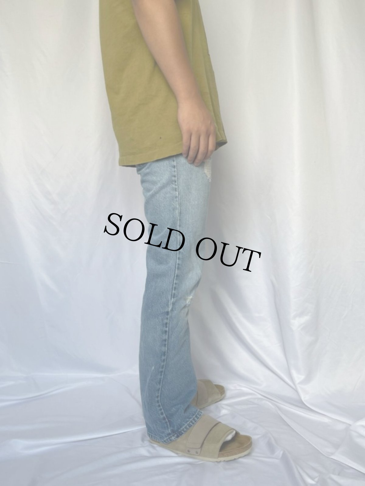 画像3: 80's Levi's 517 USA製 ブーツカットデニムパンツ W34 (3)