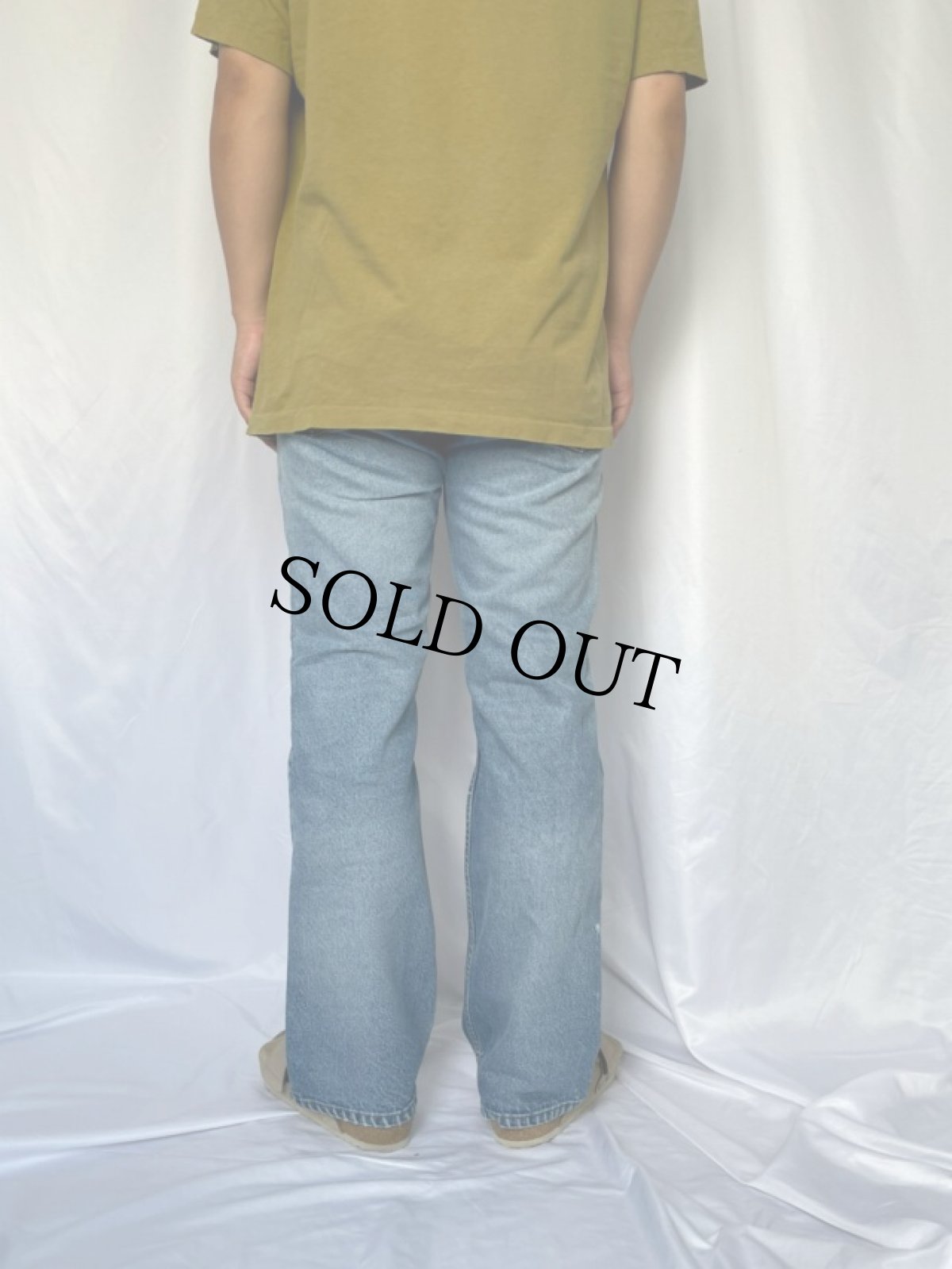 画像4: 80's Levi's 517 USA製 ブーツカットデニムパンツ W34 (4)