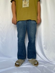 画像2: 70's〜80's Levi's 646 ベルボトムデニムパンツ W32 (2)