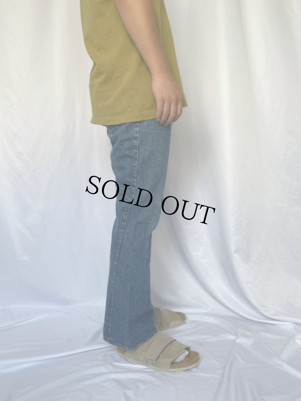 画像3: 70's〜80's Levi's 646 ベルボトムデニムパンツ W32 (3)