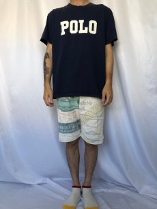 画像2: POLO Ralph Lauren "POLO" ロゴプリントTシャツ M (2)