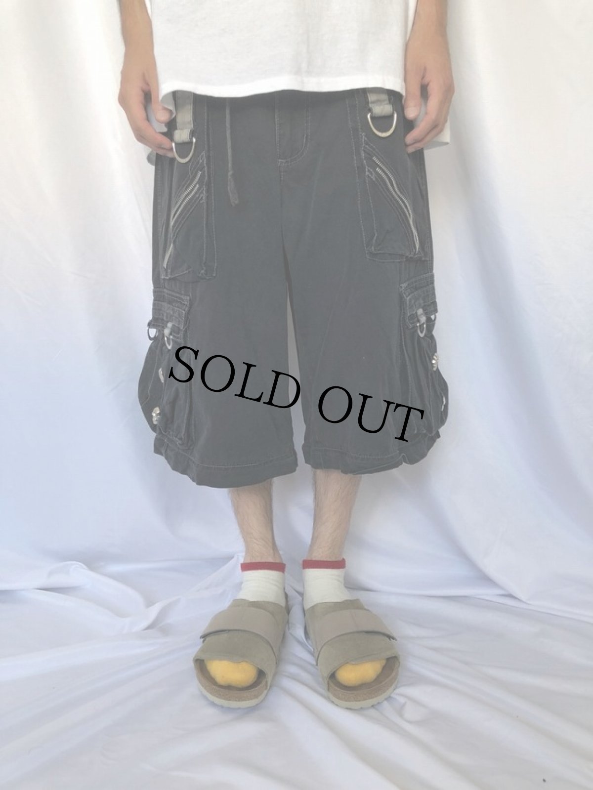 画像2: TRIPP NYC ボンテージハーフパンツ S (2)