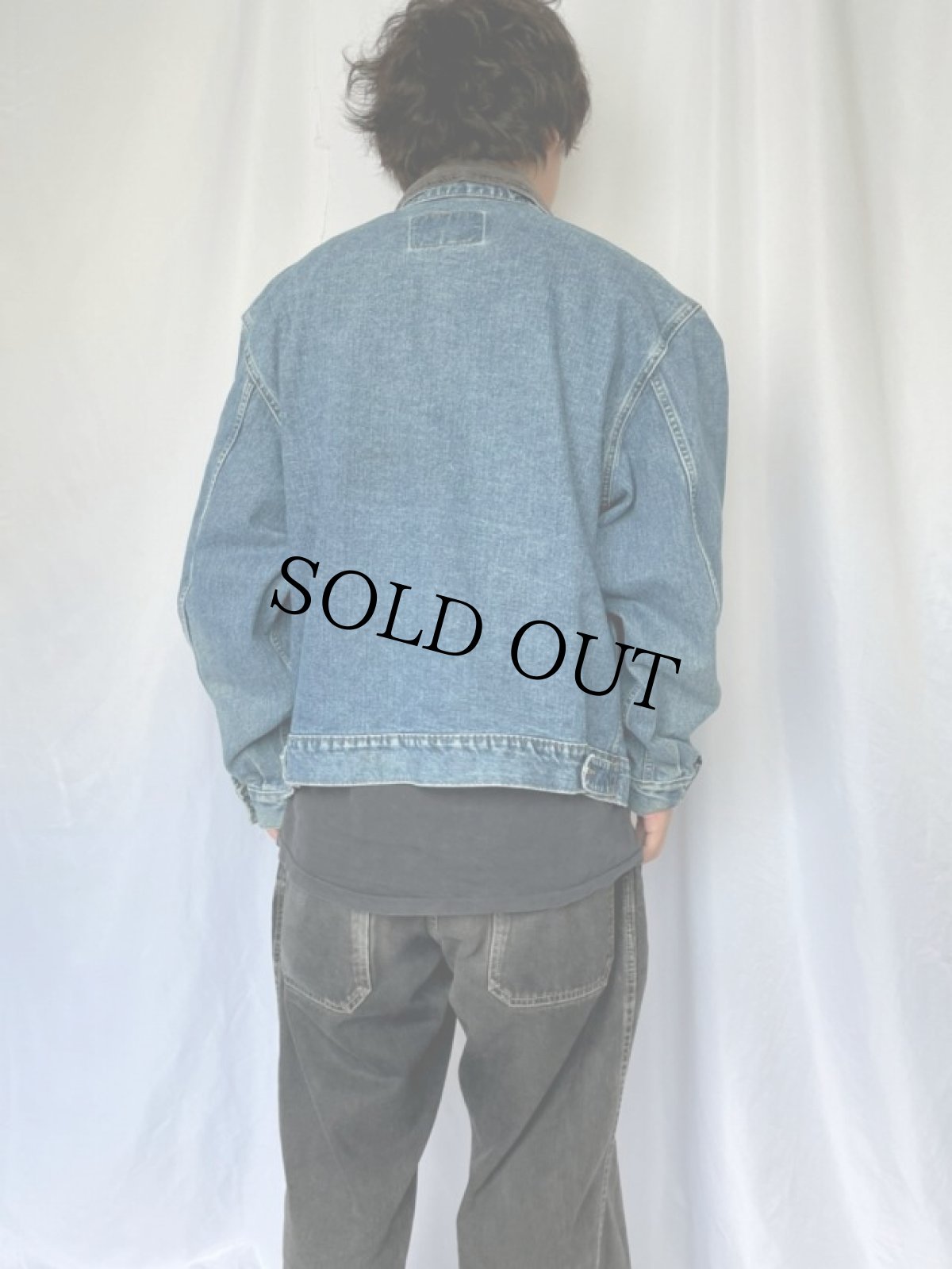 画像4: 90's〜 MARITHE＋FRANCOIS GIRBAUD USA製 デニムジャケット L (4)