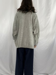 画像4: 90's ICEBERG ITALY製 "GOOFY" ロゴ刺繍 スキーニットセーター XXL (4)