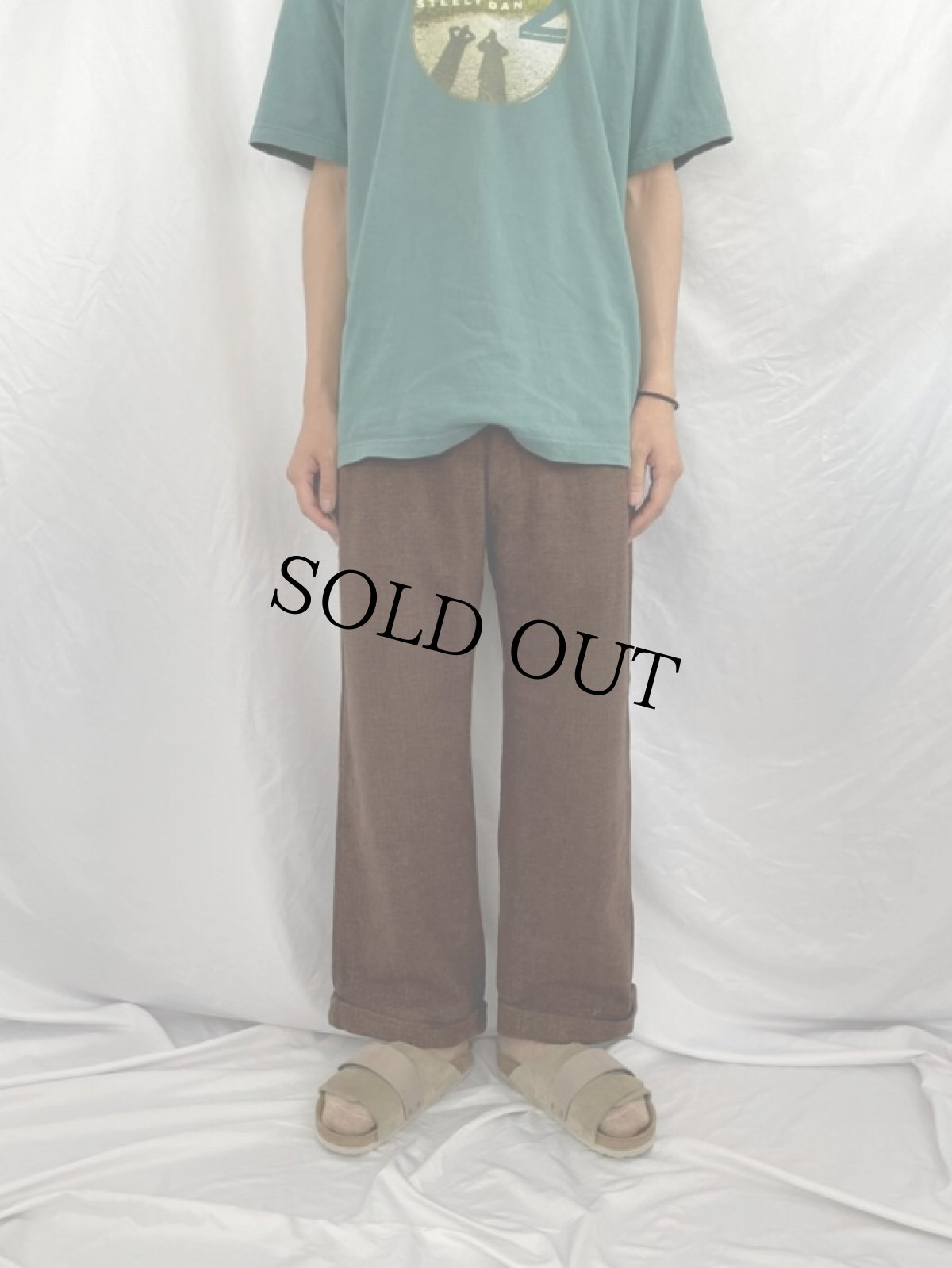 画像2: 〜40's チェック柄 ツイードスラックス W30-34 (2)