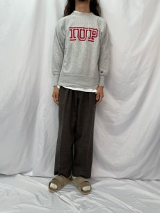 画像2: 90's Champion REVERSE WEAVE USA製 "IUP" スウェット M (2)