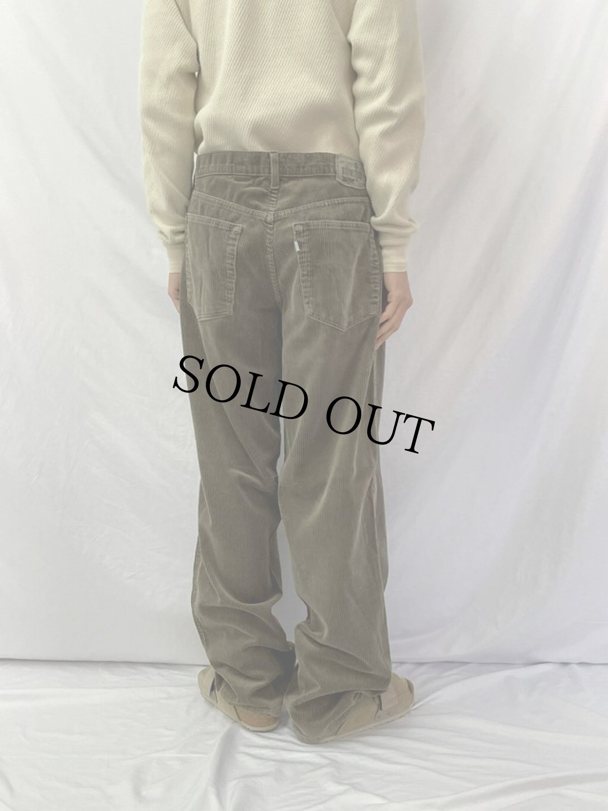 画像4: 90's Levi's SILVER TAB USA製 "BAGGY" コーデュロイパンツ W36 (4)