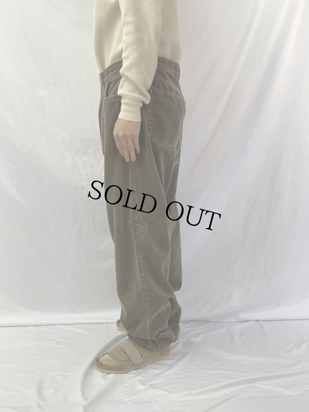 画像3: 90's Levi's SILVER TAB USA製 "BAGGY" コーデュロイパンツ W36 (3)