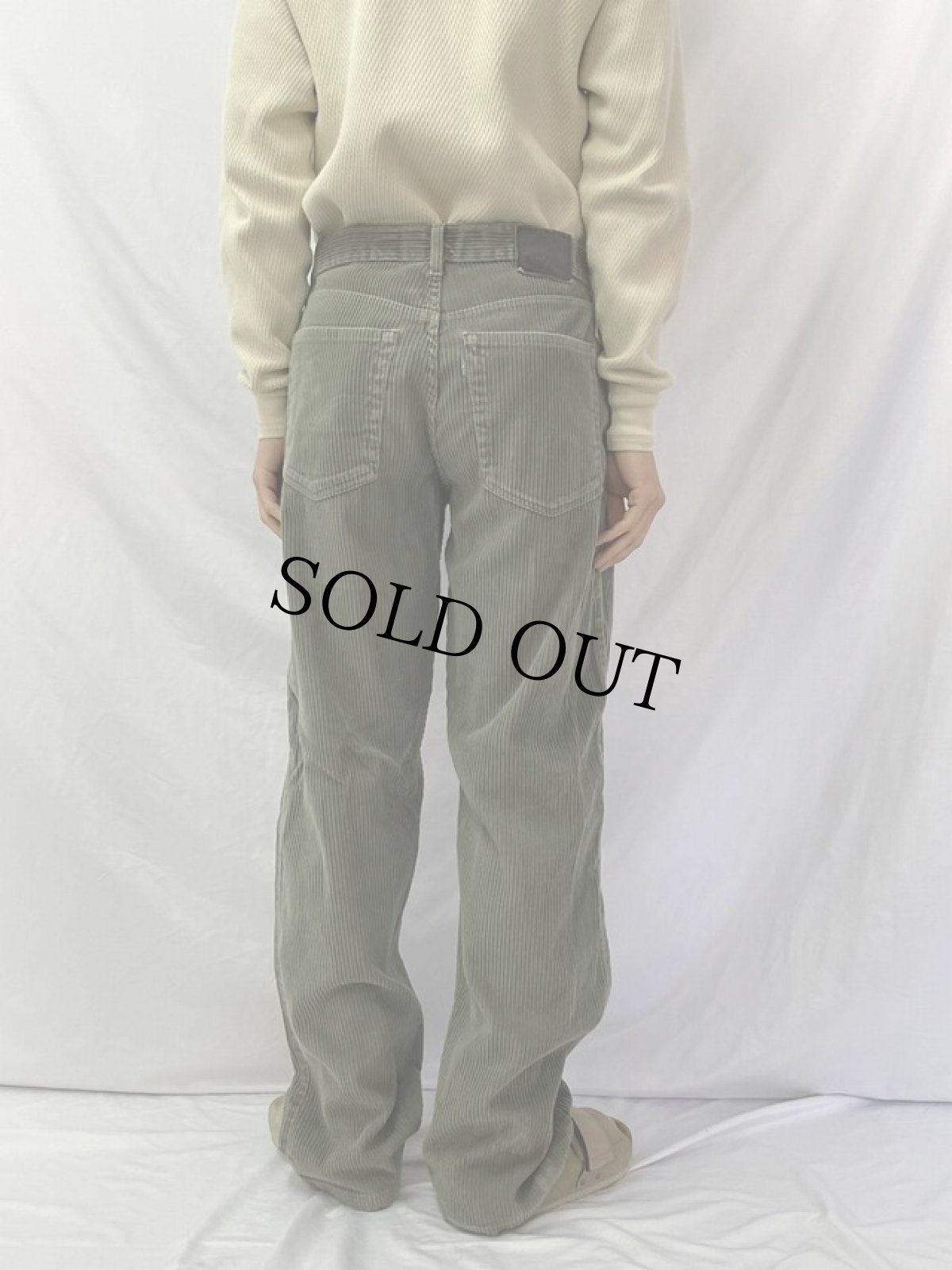 画像4: 90's Levi's SILVER TAB "straight+loose" コーデュロイパンツ W34 (4)