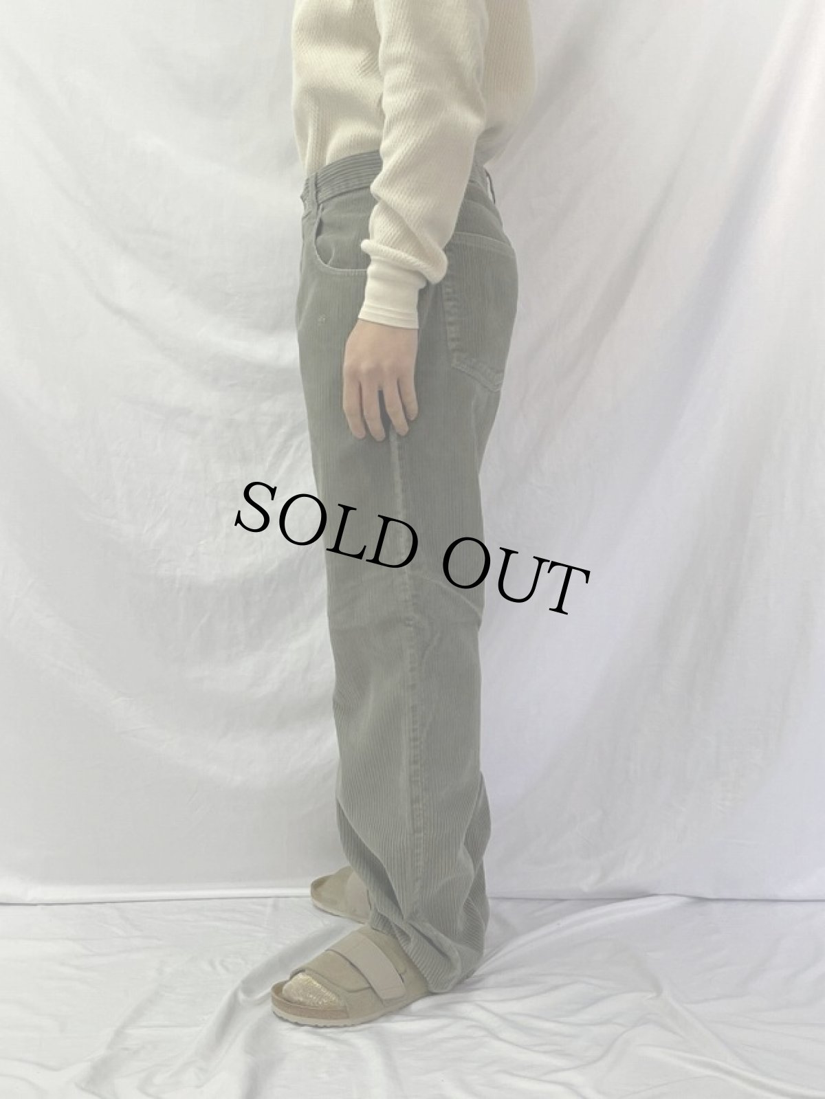 画像3: 90's Levi's SILVER TAB "straight+loose" コーデュロイパンツ W34 (3)