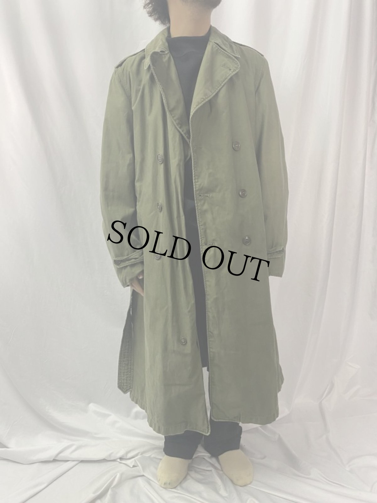 画像2: 50's U.S.ARMY オーバーコート MEDIUM LONG (2)