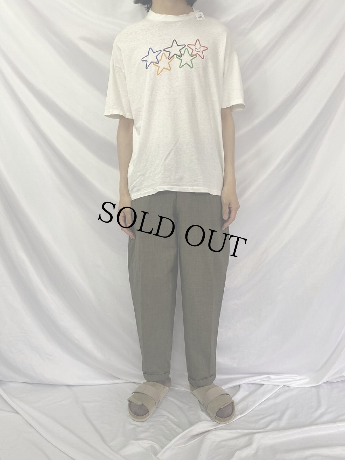 画像2: 90's Carl's Jr. USA製 ハンバーガーショップ ロゴプリントTシャツ XL (2)