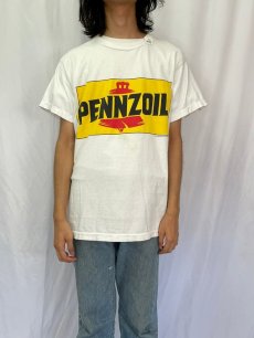 画像2: 90's PENNZOIL 石油関連企業 プリントTシャツ L (2)