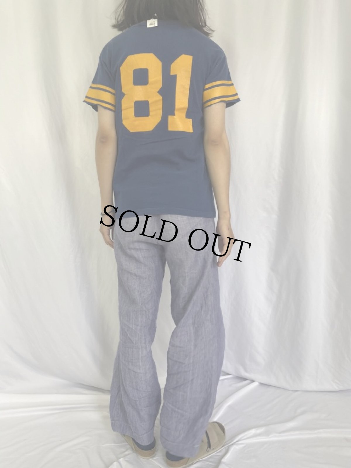 画像4: 70〜80's Champion USA製 バータグ "NOTRE DAME" プリントTシャツ XL (4)