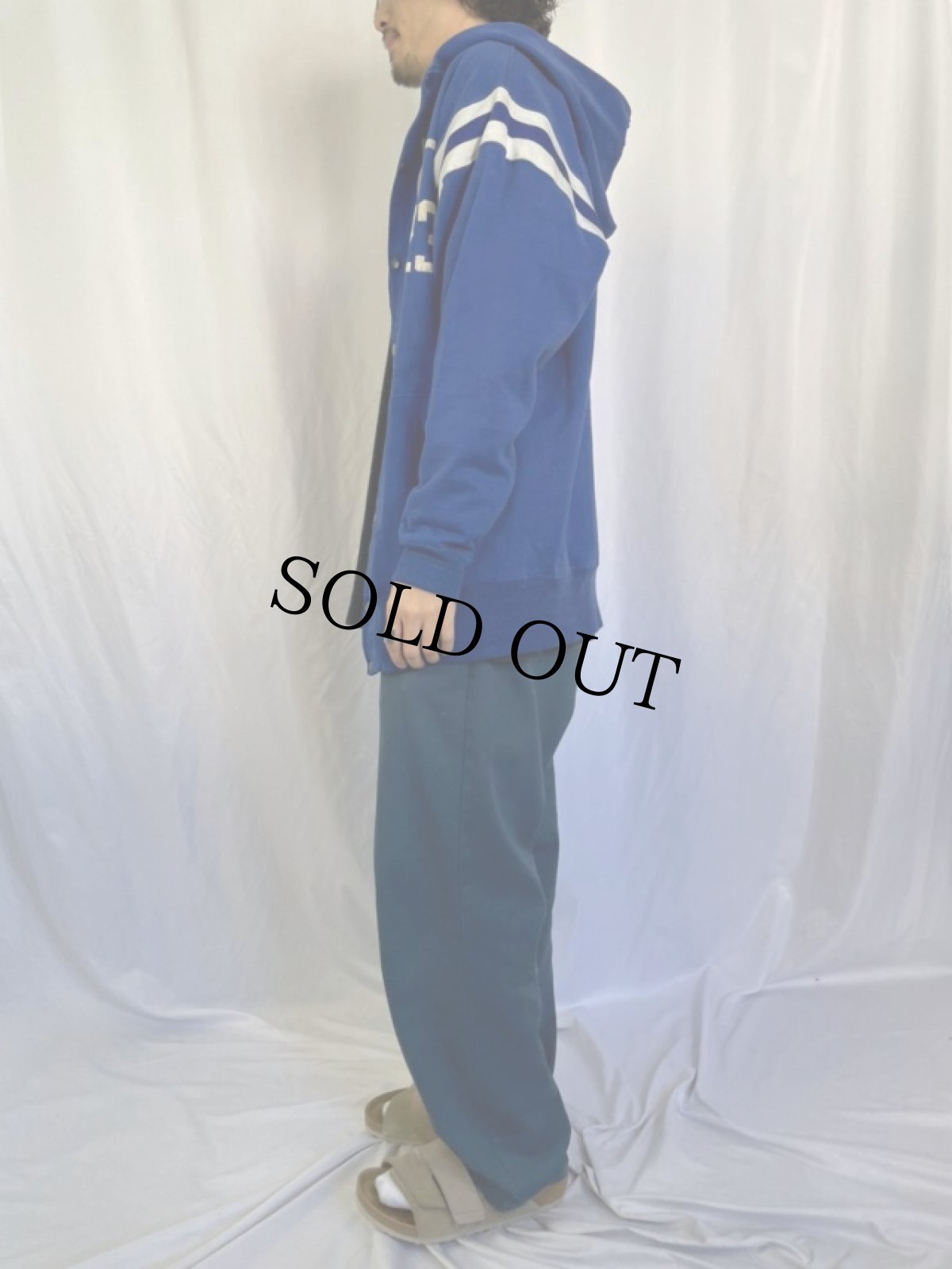 画像3: 50〜60's WILTON "WA-HI 23" フロッキープリント フード付きスタジャン L (3)