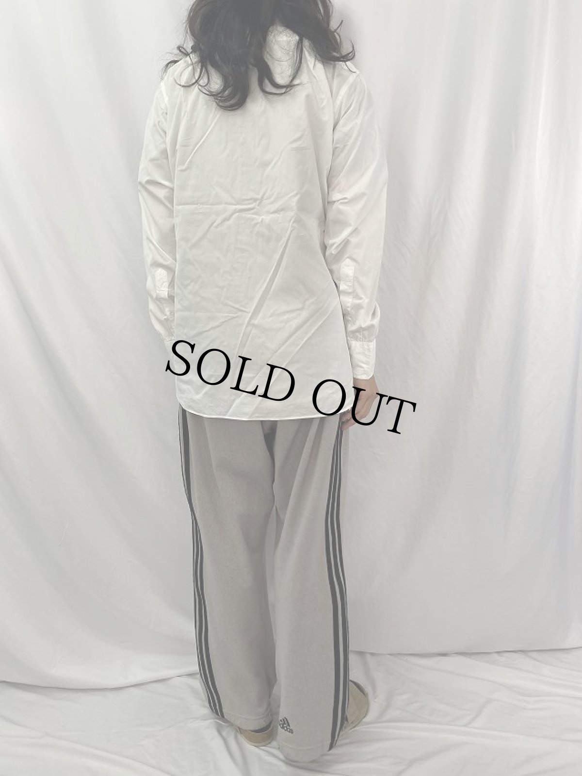 画像4: 90's Turnbull&Asser ENGLAND製 マチ付き コットンポプリンシャツ (4)