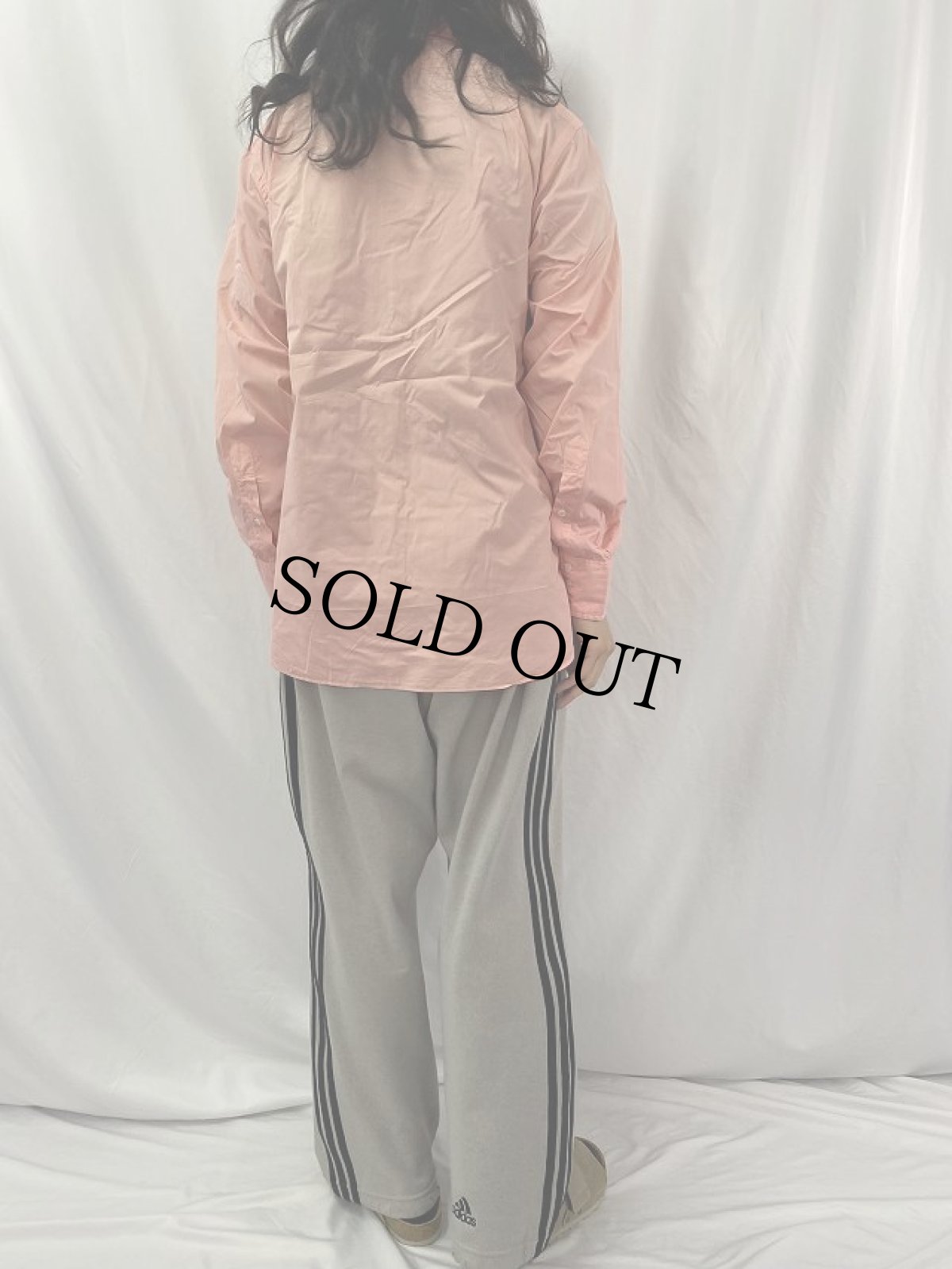 画像4: 90's Turnbull&Asser ENGLAND製 "SEA ISLAND COTTON" マチ付き コットンポプリンシャツ (4)